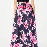Speechless Women's Navy/Pink Floral/Lace Top/Skirt Two Piece Set sz Junior's 1 Photo 2