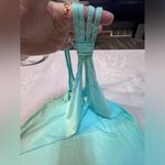 Nike  Dri-fit tank top with keyhole cut out, baby blue color, size large, sheer Photo 5