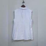 Bagatelle COLLECTION Sleeveless Blazer Vest White Size L Photo 5