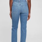Gap High Waisted Cheeky Straight Jeans Photo 1