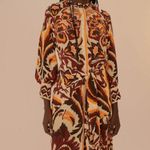 Farm Rio  Cream Toucans Scarf Maxi Dress S Photo 9