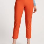 Frances Valentine Lucy Cigarette Pants Orange Preppy Work Office Career Womens 2 Photo 0