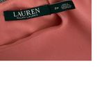 Ralph Lauren Lauren Pink Flounce Sleeveless Casual Above Knee Cute Dress Size 2 Photo 2