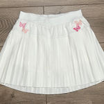 Trophy House 15” High Rise White Pleated Pocket Tennis Golf Skirt Skort Size XS Photo 0