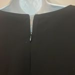 Sharagano  career black shirt dress gold snaps size 14 Photo 7