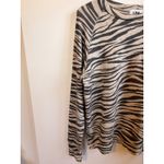 LNA  Brushed Zebra Vintage Raglan Top SZ sm Photo 3