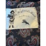 Vintage My Boyfriend’s Back Women’s Blazer Jacket One Size Floral Velvet Retro Photo 10