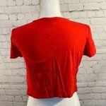 Charlotte Russe  T-Shirt Cropped "Baby Girl" Red-Medium Photo 2