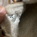 Minnetonka Fuzzy Slip On Leather Suede Brown Moccasins Women's 8 Photo 5