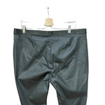 Eileen Fisher Black Pull On Coated Organic Cotton Leggings Size XL Photo 5