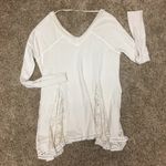 Free People  No Frills Lace Inset Asymmetrical - S Photo 1