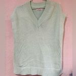Loft  Mint Green Chunky Knit Sweater, size L  Orig $65 Relaxed Layering Photo 1