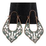 Boho Chic Turquoise Patina Copper Vintage Photo 5