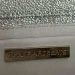 Sondra Roberts NWT  silver rhinestone glam mini clutch bag with chain formal Photo 4