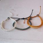 Pura Vida White and mustard yellow & Teal Bracelet set Green Photo 0