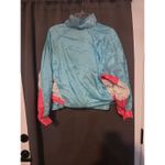 Puma Vintage Windbreaker. Women's Medium Jacket, Blue Pink White Full Zip Photo 1