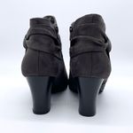 Naturalizer  Graham Suede Dark Grey Ankle Booties 9.5 Photo 7