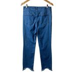 LOGO By Lori Goldstein Logo Lori Goldstein straight‎ blue jeans raw hem women’s size 10 Photo 1