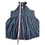 Anthropologie  Black Lavinia High Neck Halter Blouse Photo 8