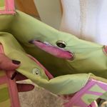 Handmade  y2k green and pink funky tote bag purse Photo 2