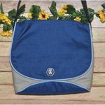 Crumpler Bag McBains Baby XL Laptop Shoulder Messenger Bag Navy Blue & Gray Photo 0