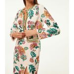 MISA Los Angeles Embellished Floral Cropped Jacket Women's Size L Photo 3