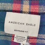 American Eagle NWT AEO Boyfriend Fit Plaid Button Down Flannel Shirt Photo 3
