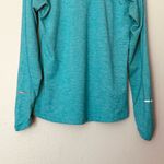 Nike Running Quarter Zip Long Sleeve Teal Top Size Large Photo 9