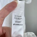 frame denim FRAME Women's Eyelet Puff Sleeve Dress White Coquette Dainty Size XS Mini Photo 8