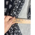 Joie  Womens 100% Silk Long Sleeve Short Dress Black White Size‎ Small Lined Photo 6