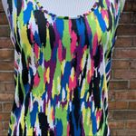 City Streets  80’s Paint Brushstroke Fitted Tank Dress XL HALLOWEEN Photo 5