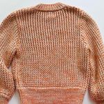 H&M Chunky Knit Sweater Size Small Peach Cream Wool Blend Cottage Cute Comfort Photo 6