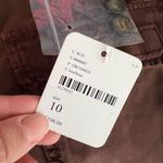 Free People NWT raisin color cuffed cargo shorts Sz 10 Photo 4