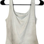 Olive and Oak White Black Smeared Smokey Sleeveless Cropped Tank Top Women Sz S Photo 0