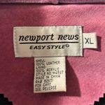 Newport News NWOT  Suede Pink Patchwork Jacket, Size XL Photo 1