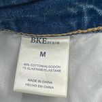 BKE  Denim Blue Frayed Mini Skirt Photo 6