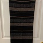 NWT House of Harlow 1960 x Revolve Striped Metallic Knit Ribbed Bodycon Skirt Black Size M Photo 0