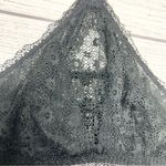 Victoria's Secret NWT  Sheer Black Lace High Neck Racerback Bralette Size Small Photo 3