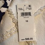 Leilani navy and white floral one piece sz 10 Blue Photo 3