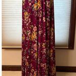 LuLaRoe Small Purple Floral Maxi Skirt Photo 4