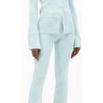 Le Ore Rimini Green Marled Ribbed Knit Stretchy Trousers Revolve Sustainable S Photo 10