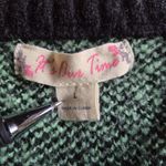 it's our time Y2K Green Black Plaid Knit Crop Top Tank L Large Grunge Softcore Photo 2