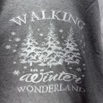 Soffe Womens Raglan T Shirt Winter Wonderland Trees Graphic Print 2XL Photo 1