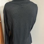 Chelsea and Violet  black shimmer turtleneck top Photo 2