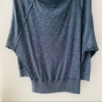 Free People  Off The Shoulder Pullover Sweater Gray Sz Medium Photo 7
