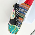 Boho Sugar Skull Shoulder Bag Patchwork Hippie Festival Purse Hobo Crossbody White Photo 6