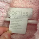 SOFTIES Pink Fuzzy Cozy Cowl Neck Long Sleeve Tunic Lounger Women Small/Medium Photo 4