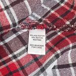 Cato Women's Plaid Button Down Shirt Red Black White Long Sleeve XL Photo 5