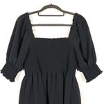 NWOT Hill House Athena Nap Dress in Black Crepe Size Large Photo 7