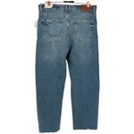 Free People NWT  We The Free Risk Taker Raw Hem Straight Leg Jeans Chance Size 30 Photo 6